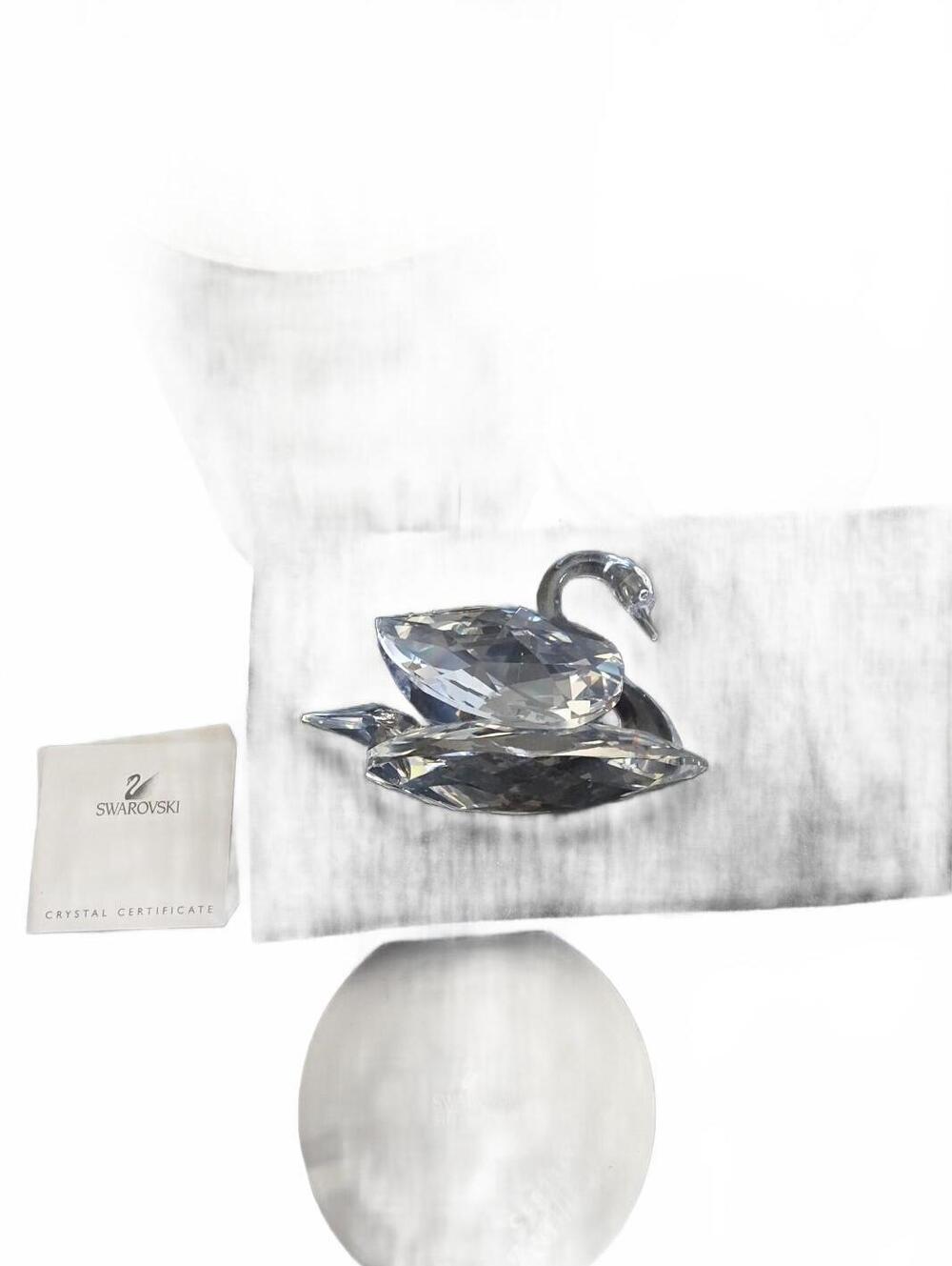 BRAND NEW Swarovski Crystal A 7633 NR 063 000 Swan 3x2" 010005